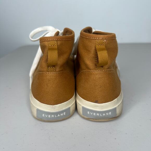 Everlane Canvas High Top Sneakers Size 6.5 - Picture 8 of 9
